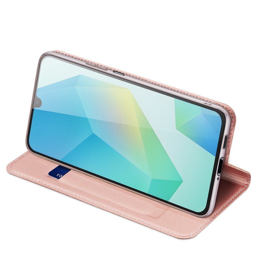 DUX knižkové púzdro na Samsung Galaxy A17 5G - ružovozlaté