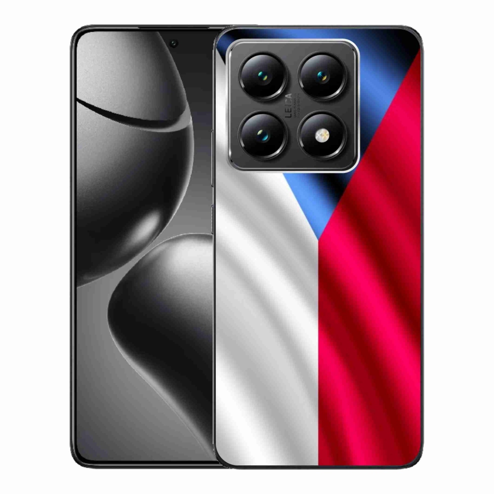 Gélový kryt mmCase na Xiaomi 14T - česká vlajka