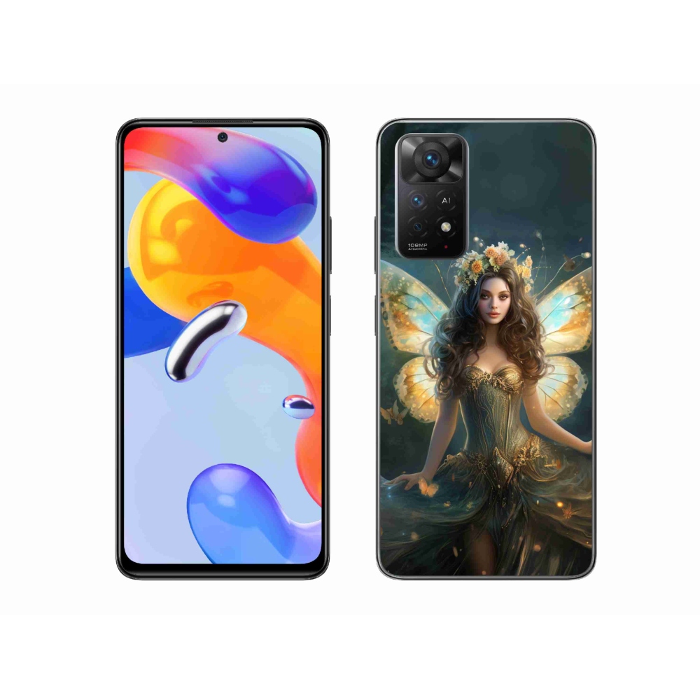 Gélový kryt mmCase na Xiaomi Redmi Note 11 Pro 4G/5G - motýlia žena