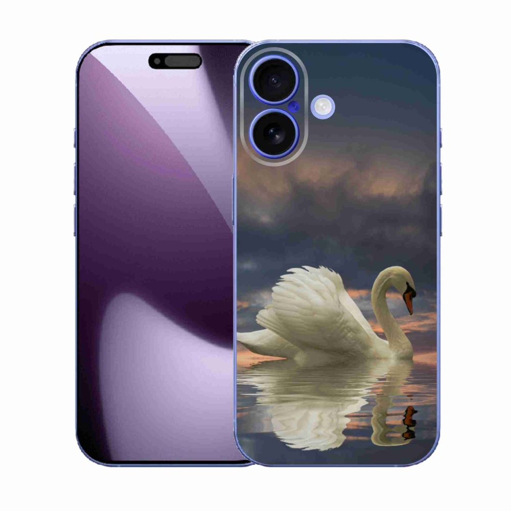Gélový kryt mmCase na iPhone 17 - labuť