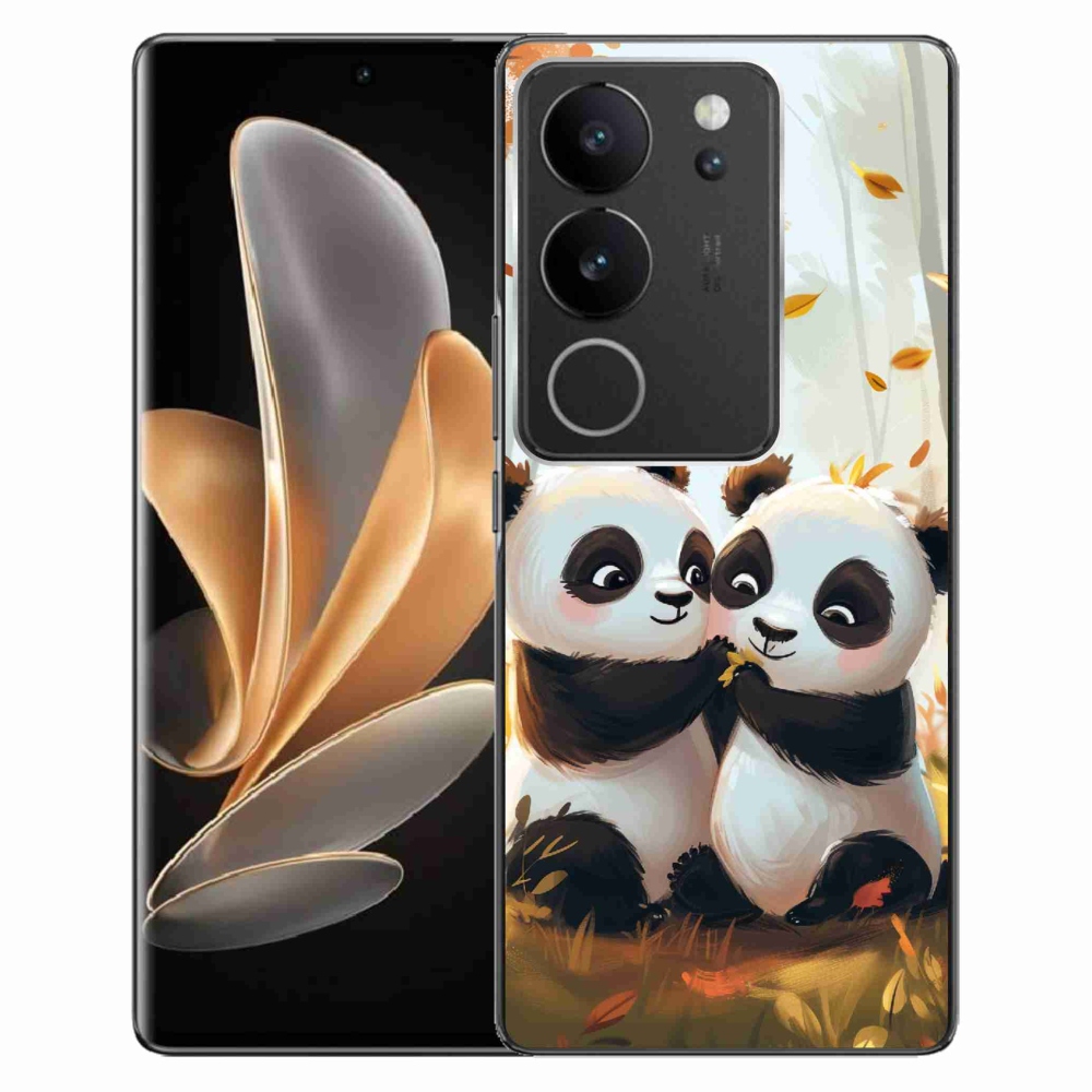 Gélový kryt mmCase na Vivo V29 5G - pandy