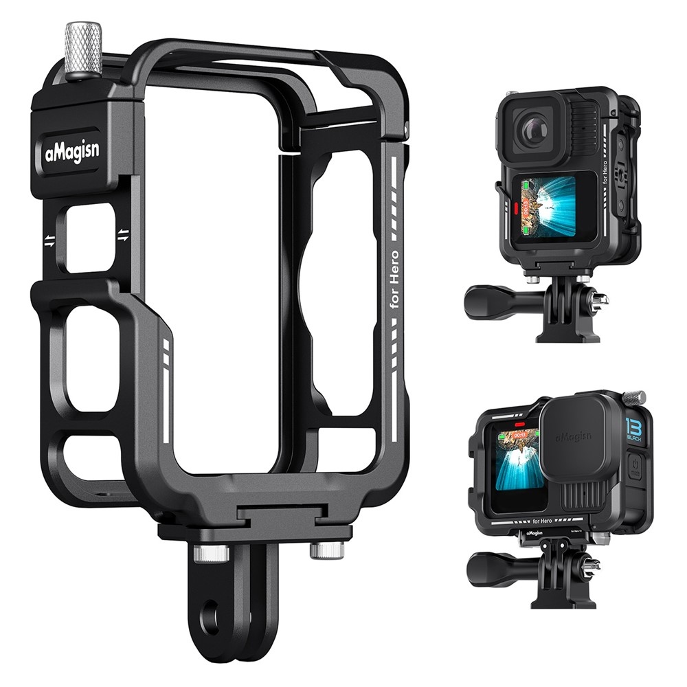 Kovový ochranný rám AMAGISN pre GoPro Hero 13/12/11/10/9