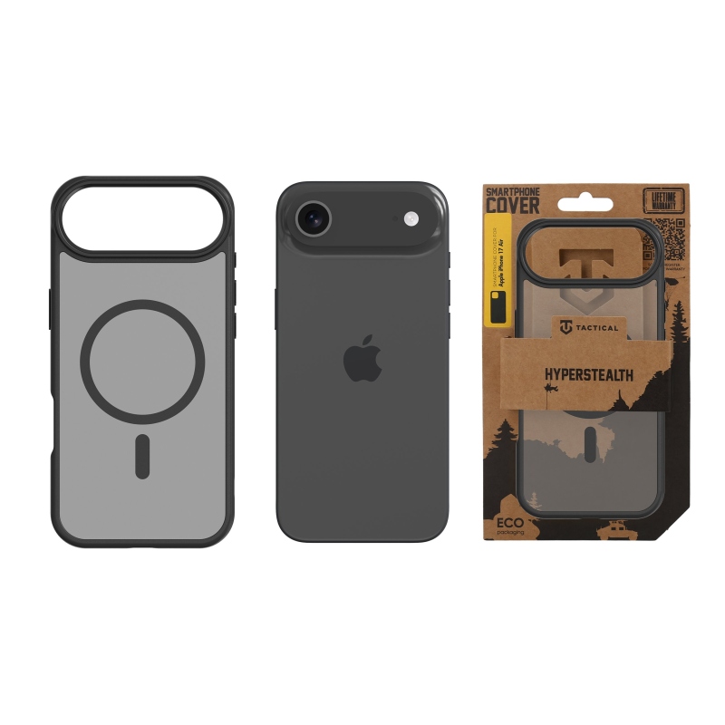 Taktický kryt MagForce Hyperstealth pre iPhone 17 Air Asphalt