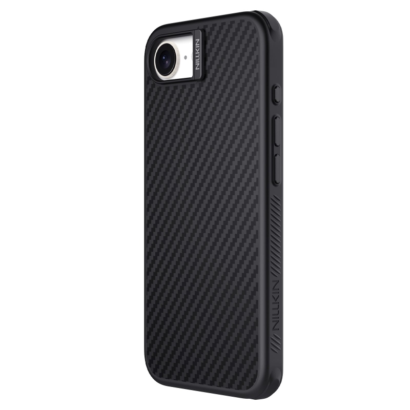 Nillkin Synthetic Fiber PRO Magnetic Zadný Kryt pre Apple iPhone 16e Black