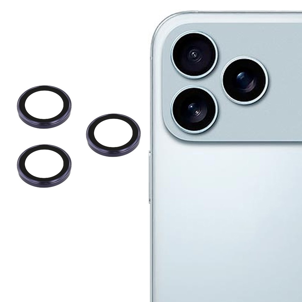 Ultra HD sklo šošovky fotoaparátu na iPhone 17 Pro/17 Pro Max (samostatné sklá) - tmavofialové