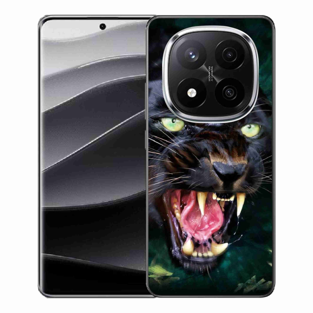 Gélový kryt mmCase na Xiaomi Redmi Note 14 Pro+ 5G - rozzúrený čierny panter