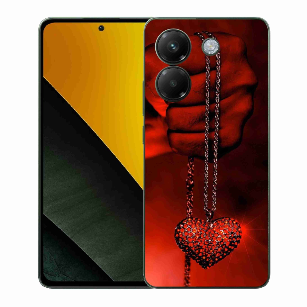Gélový kryt mmCase na Xiaomi Poco M7 Pro 5G - náhrdelník