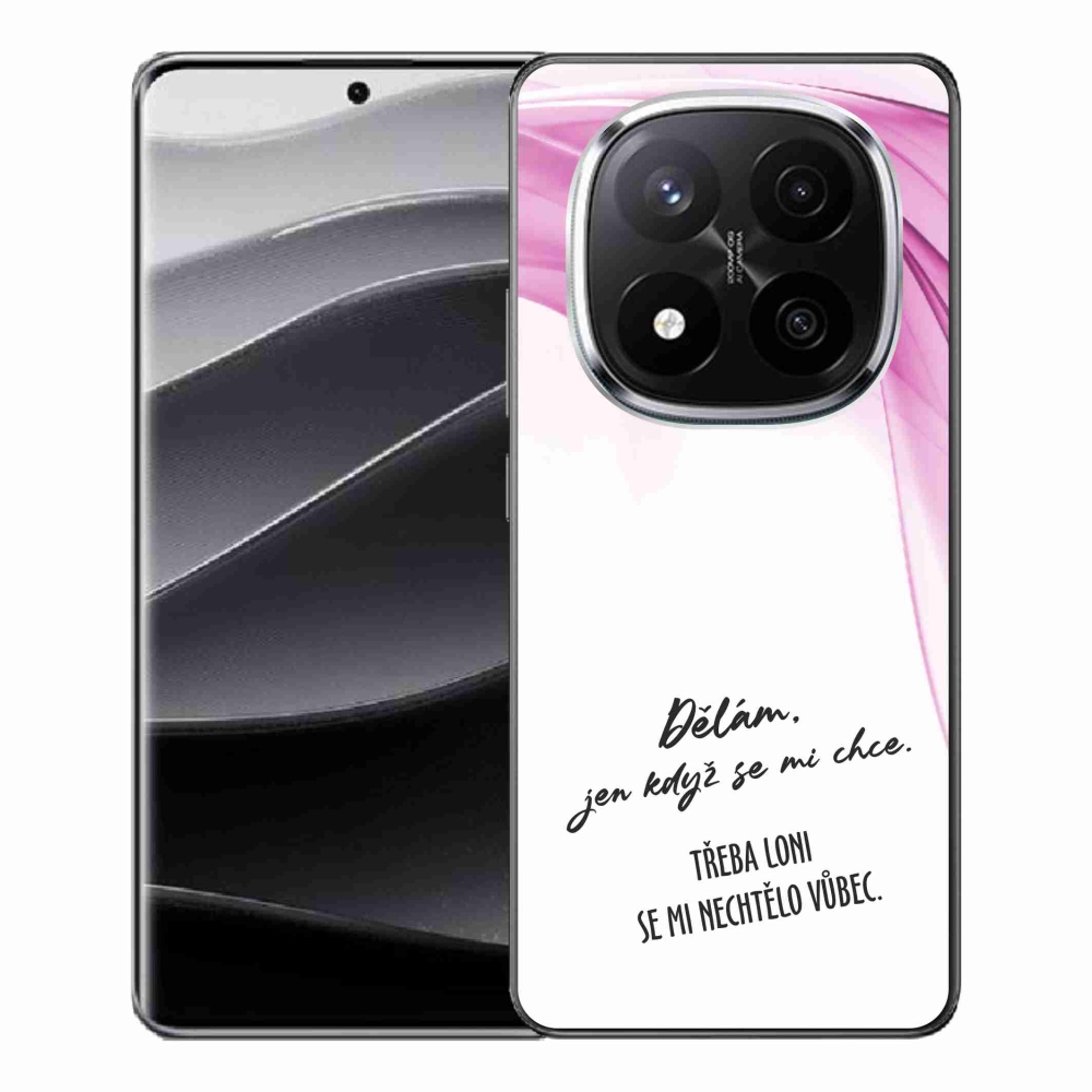 Gélový kryt mmCase na Xiaomi Redmi Note 14 Pro+ 5G - vtipný text 12 biele pozadie