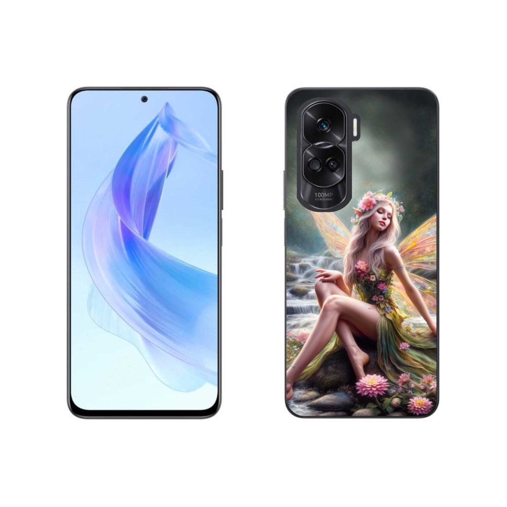 Gélový kryt mmCase na Honor 90 Lite - motýlia žena 1