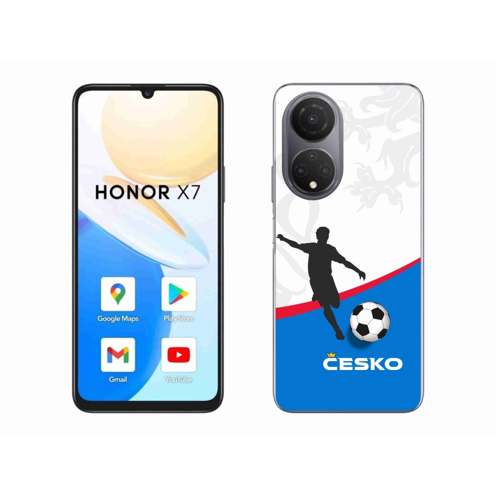 Gélový kryt mmCase na Honor X7 - futbal Česko 1