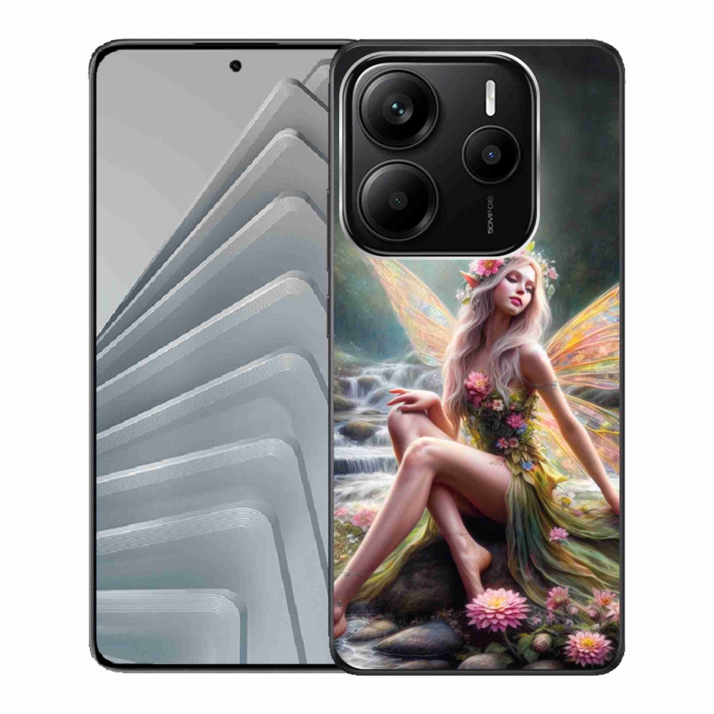 Gélový kryt mmCase na Xiaomi Redmi Note 14 5G - motýlí žena 1