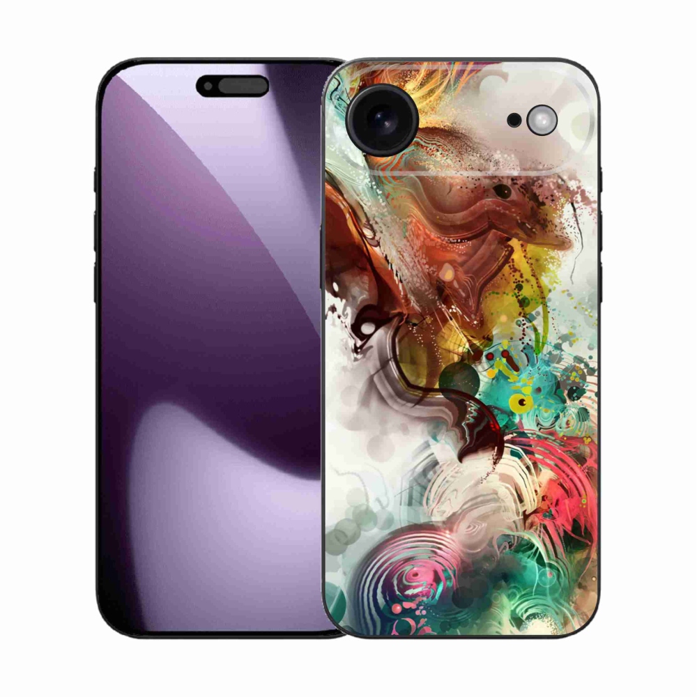 Gélový kryt mmCase na iPhone 17 Air - abstrakt 1