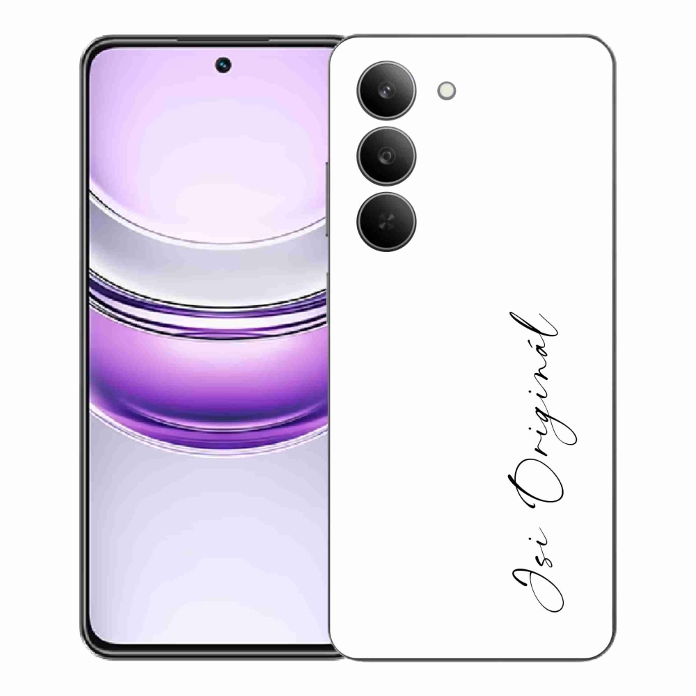 Gélový kryt mmCase na Realme 14x 5G - si originál biele pozadie
