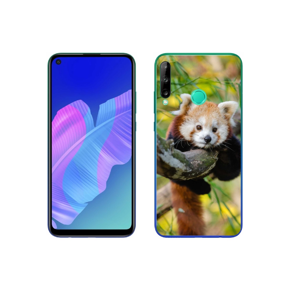 Gélový kryt mmCase na Huawei P40 Lite E - panda červená