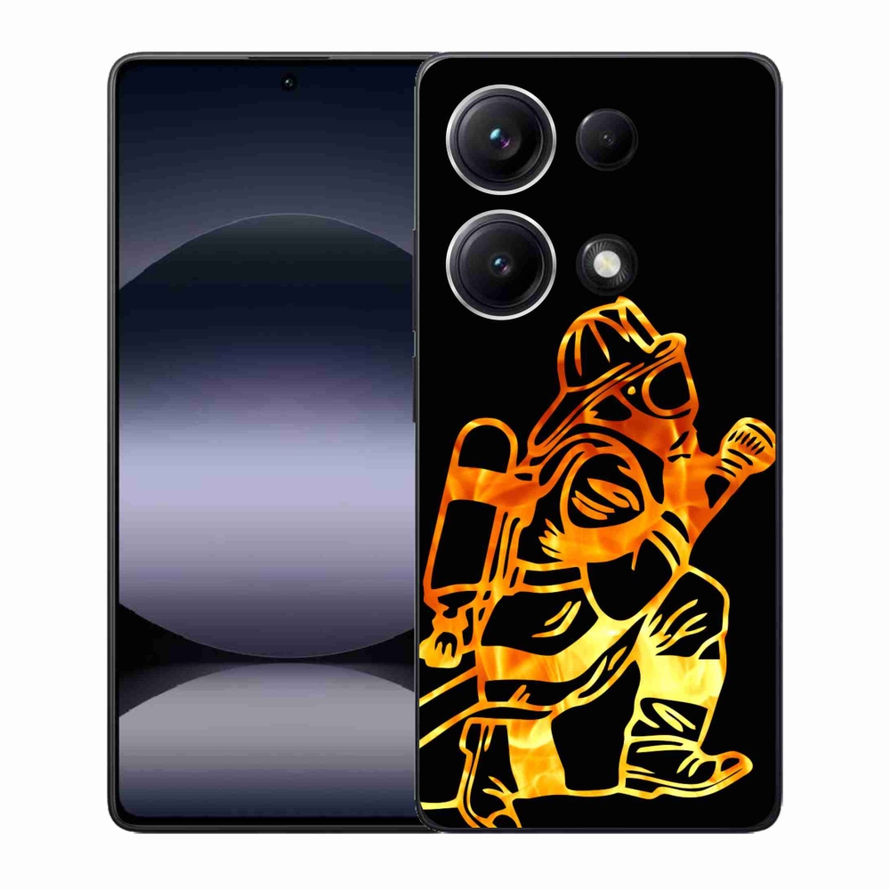 Gélový kryt mmCase na Xiaomi Redmi Note 14S - hasič 1