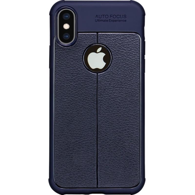 IMAK odolný gélový obal na mobil iPhone XS Max - modrý