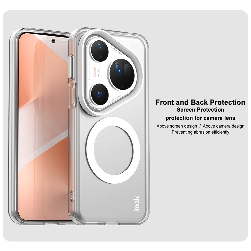 IMK candy gélový obal s MagSafe na Huawei Pura 80 Ultra - biely