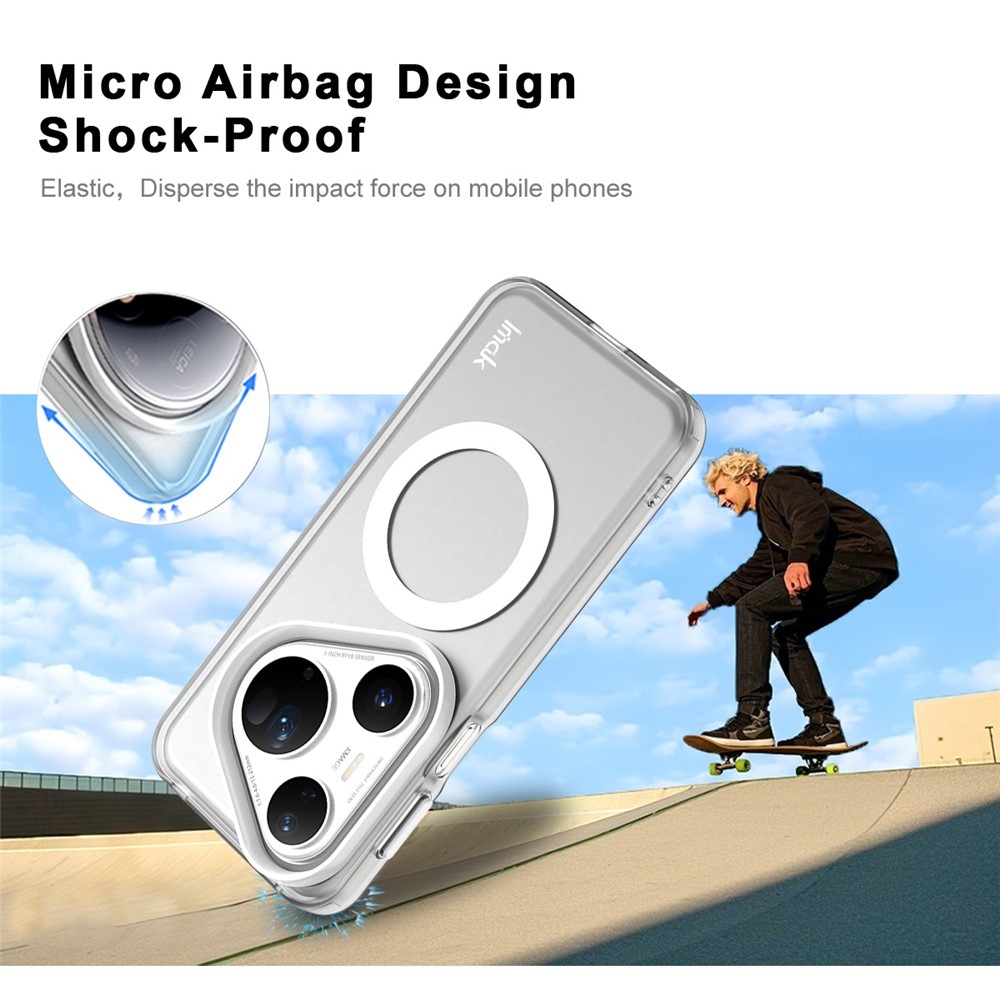 IMK candy gélový obal s MagSafe na Huawei Pura 80 Ultra - biely