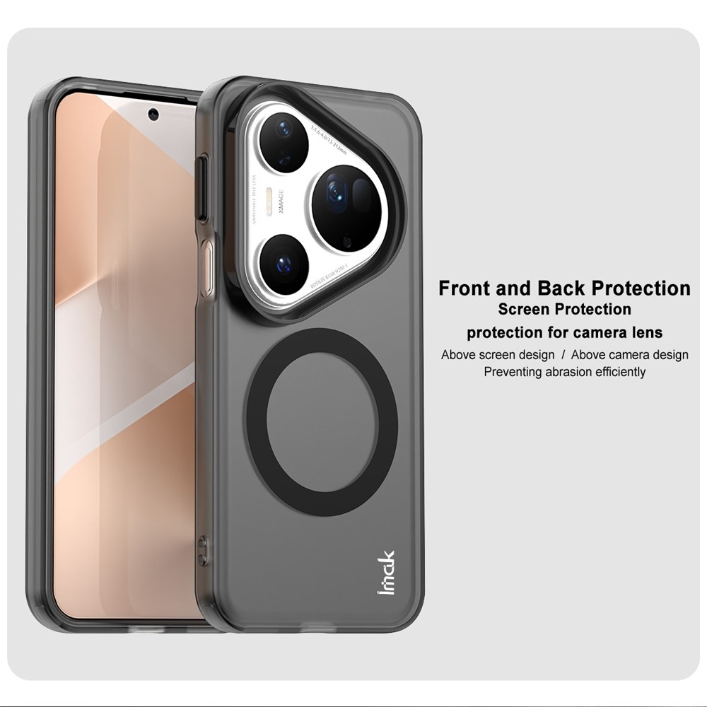 IMK candy gélový obal s MagSafe na Huawei Pura 80 Ultra - čierny