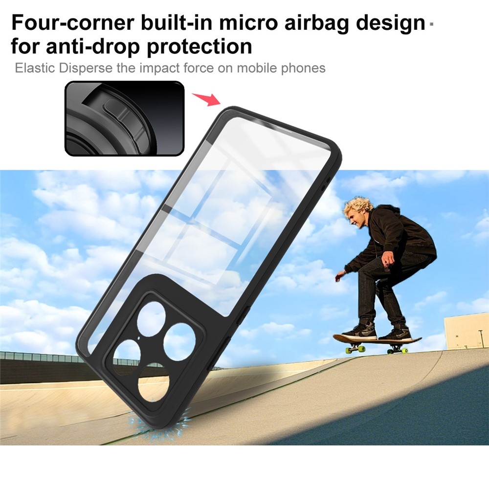 IMK gélový obal s pevným chrbtom na Motorola Signature 5G - čierny