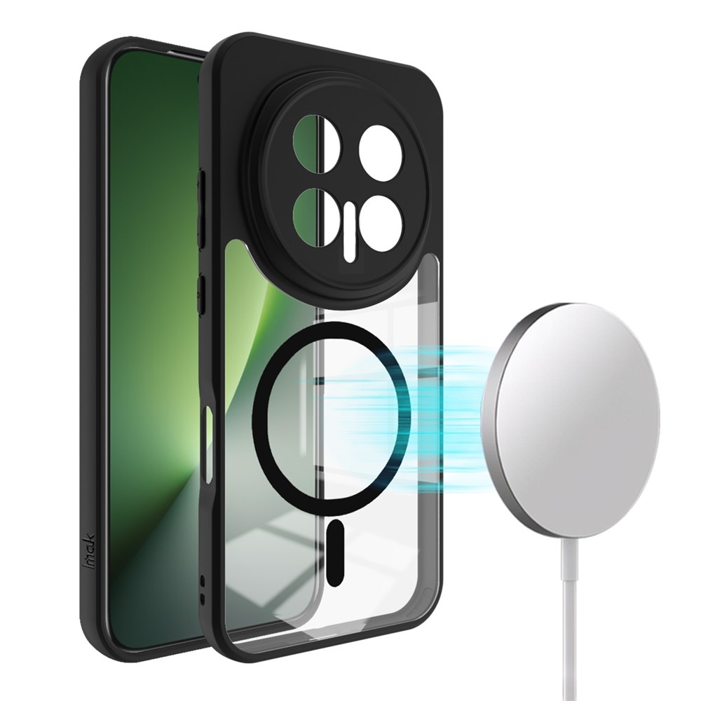 IMK gélový obal s podporou MagSafe na Honor Magic 8 Pro 5G - čierny