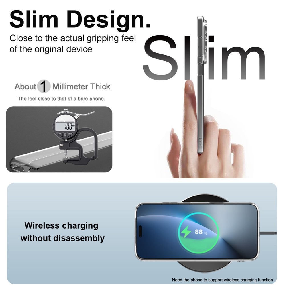 IMK priehľadný gélový obal na Honor Magic 8 Pro 5G - priehľadný