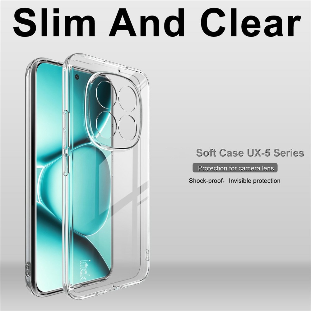 IMK priehľadný gélový obal na Xiaomi Redmi Note 15 Pro+ 5G - priehľadný