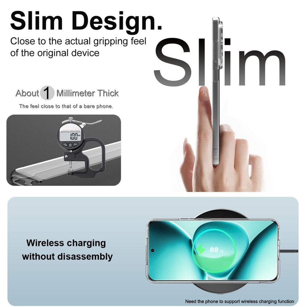 IMK priehľadný gélový obal na Xiaomi Redmi Note 15 Pro+ 5G - priehľadný