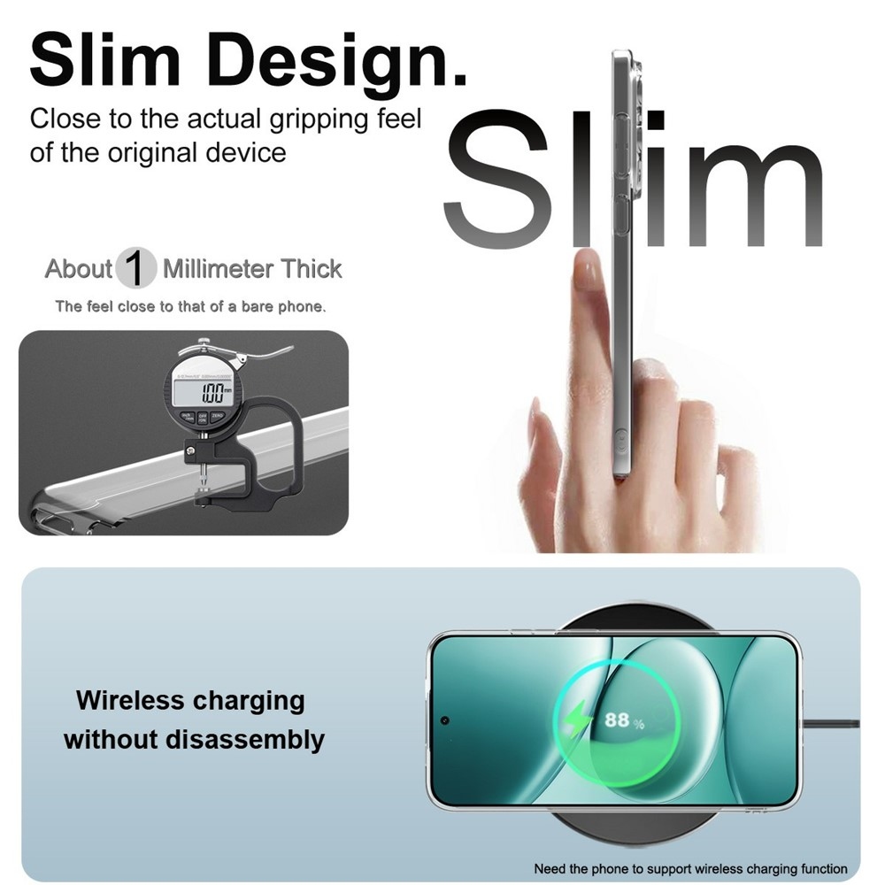 IMK priehľadný gélový obal s vystuženými rohmi na mobil Xiaomi Redmi Note 15 Pro 5G - priehľadný