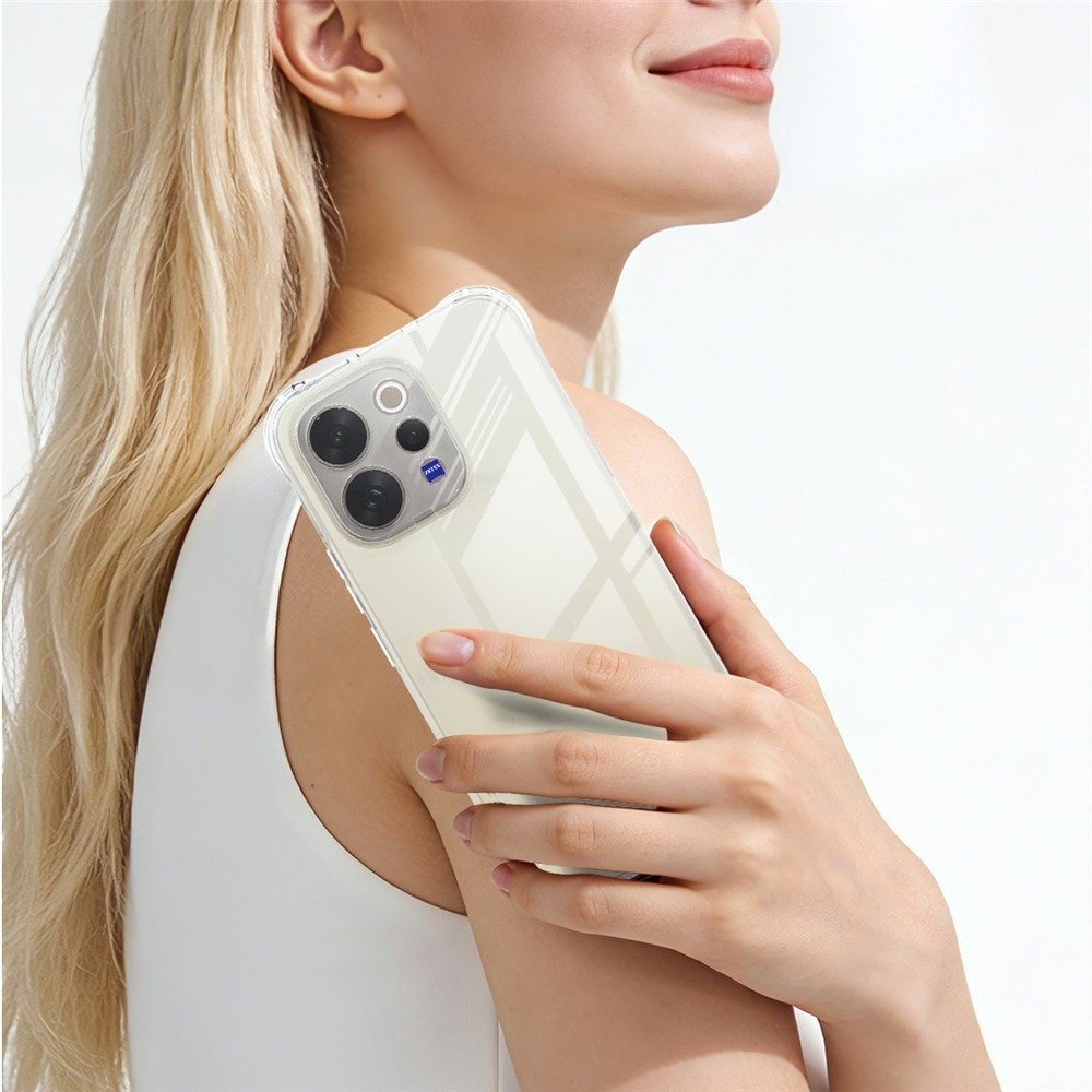 IMK priehľadný gélový obal so zosilnenými rohmi na mobil Vivo V70 5G
