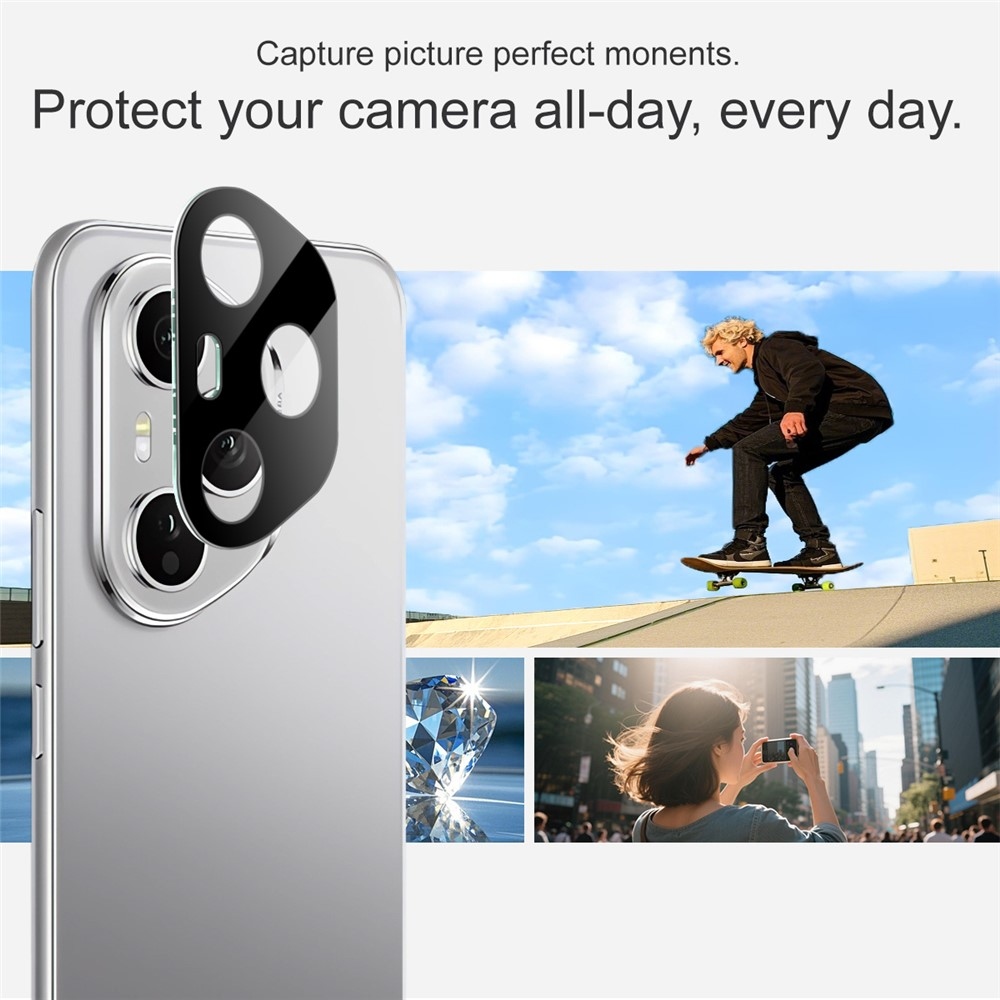 IMK sklo šošovky fotoaparátu na Honor 400 Pro - čierne