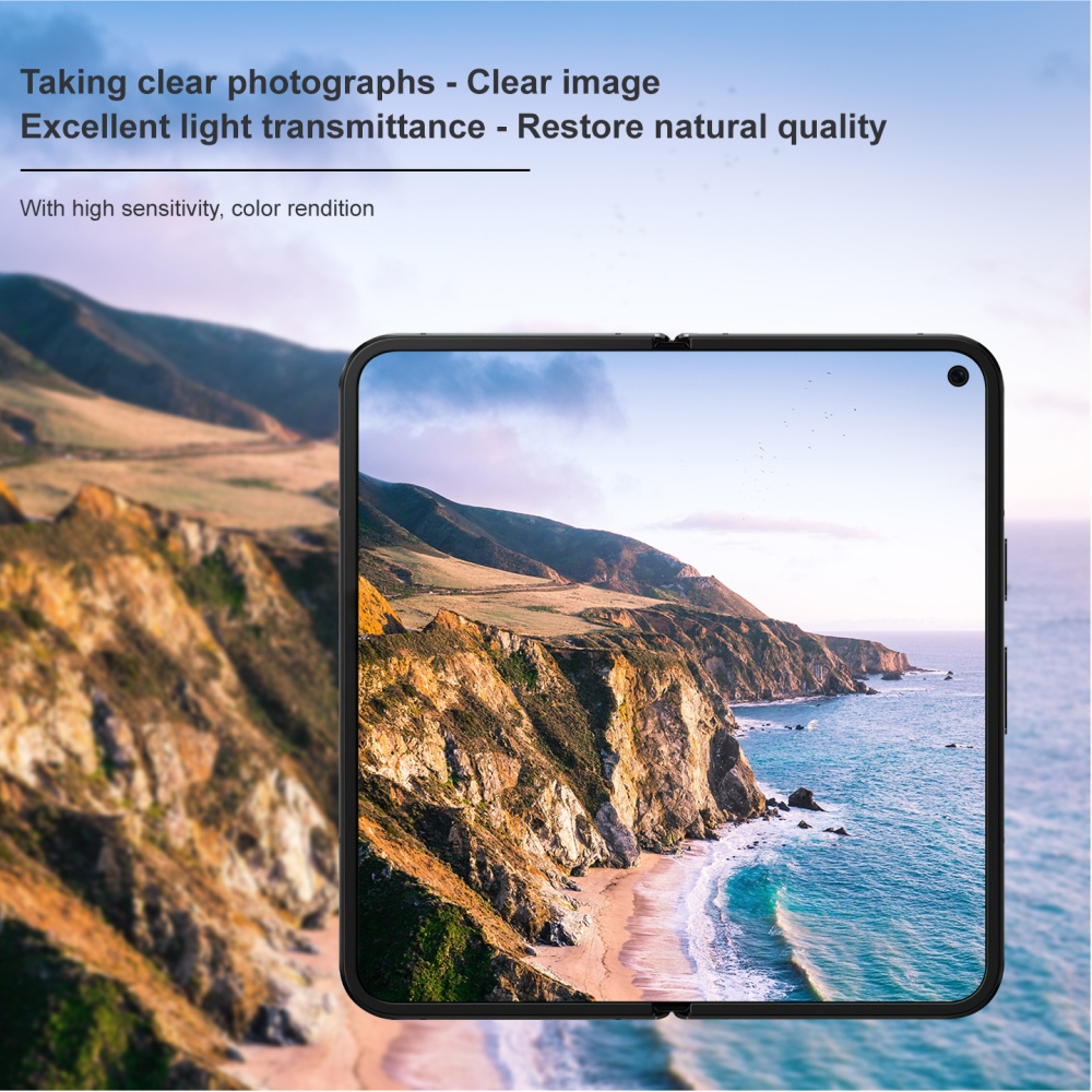 IMK sklo šošovky fotoaparátu na mobil Google Pixel 11 Pro Fold - čierne