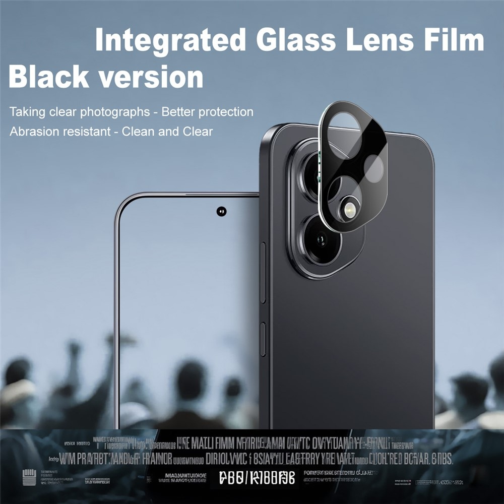 IMK sklo šošovky fotoaparátu na mobil Honor 400 - čierne