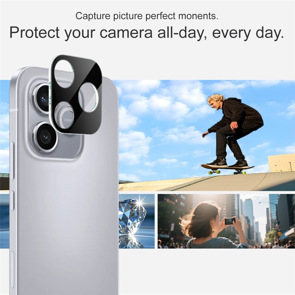 IMK sklo šošovky fotoaparátu na mobil Honor 600 Lite 5G - čierne