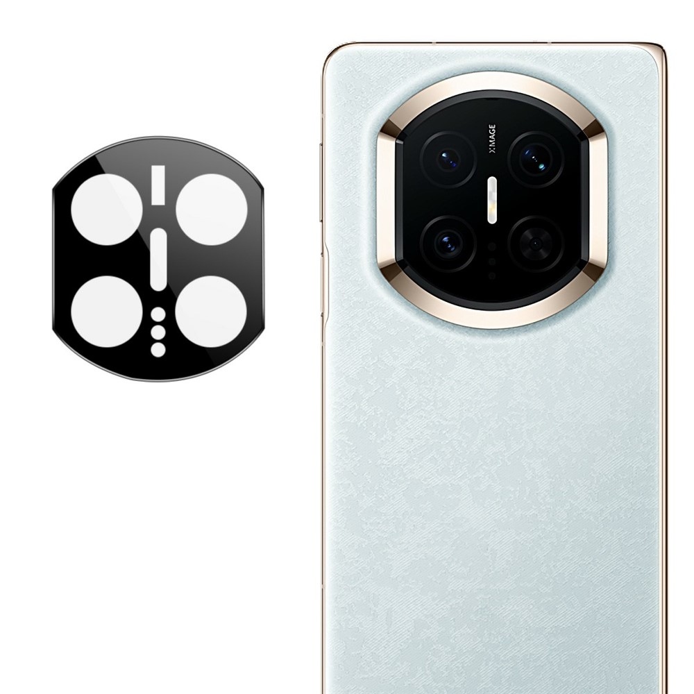 IMK sklo šošovky fotoaparátu na mobil Huawei Mate X7 s aplikačným rámčekom - čierne