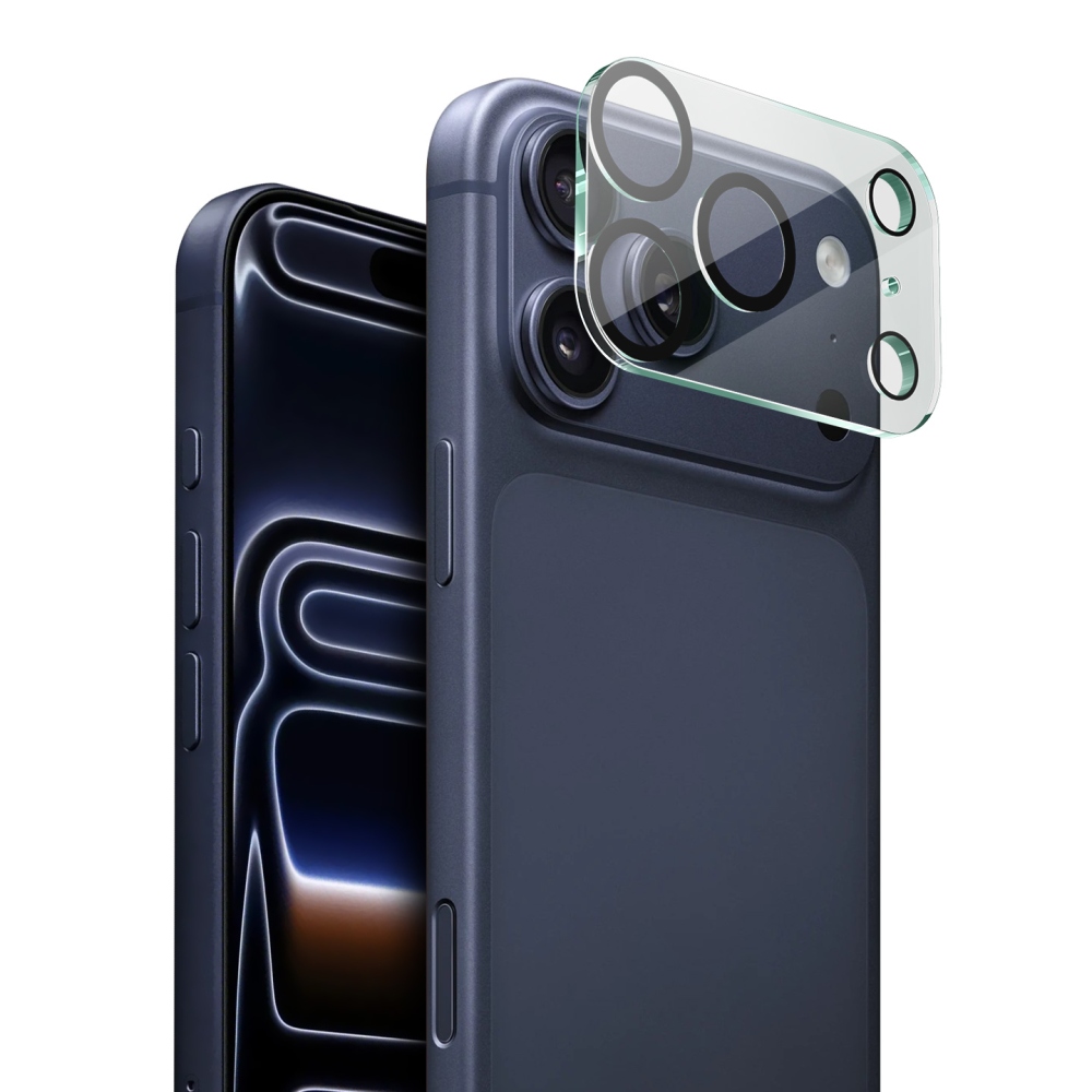 IMK sklo šošovky fotoaparátu na mobil iPhone 18 Pro Max - čierne krúžky