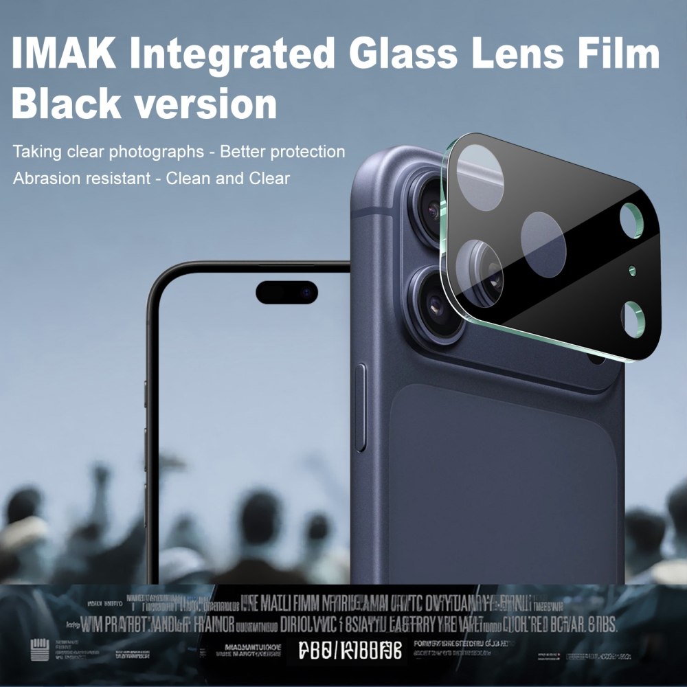 IMK sklo šošovky fotoaparátu na mobil iPhone 18 Pro Max - čierne