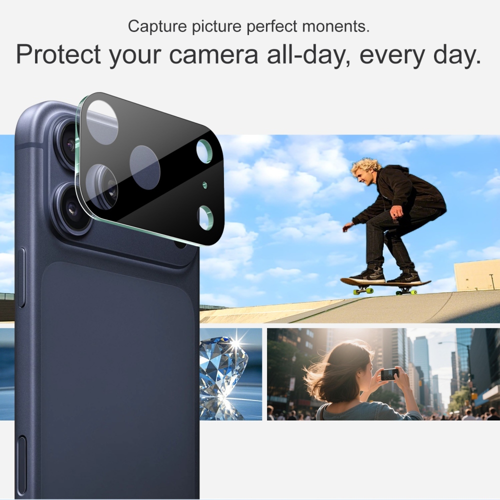 IMK sklo šošovky fotoaparátu na mobil iPhone 18 Pro Max - čierne