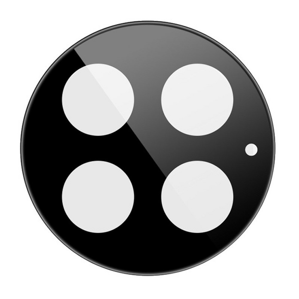 IMK sklo šošovky fotoaparátu na mobil OnePlus 13 s aplikačným rámčekom - čierne