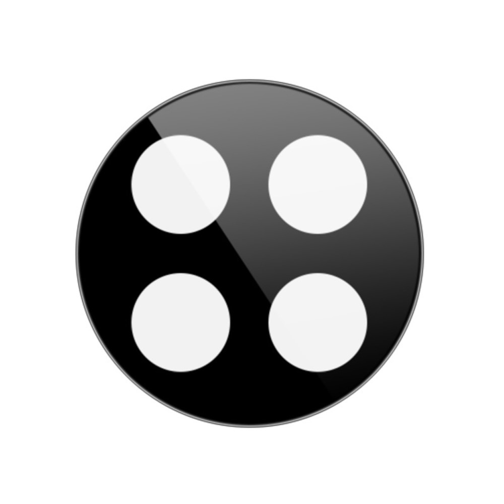 IMK sklo šošovky fotoaparátu na mobil OnePlus 13R 5G s aplikačným rámčekom - čierne