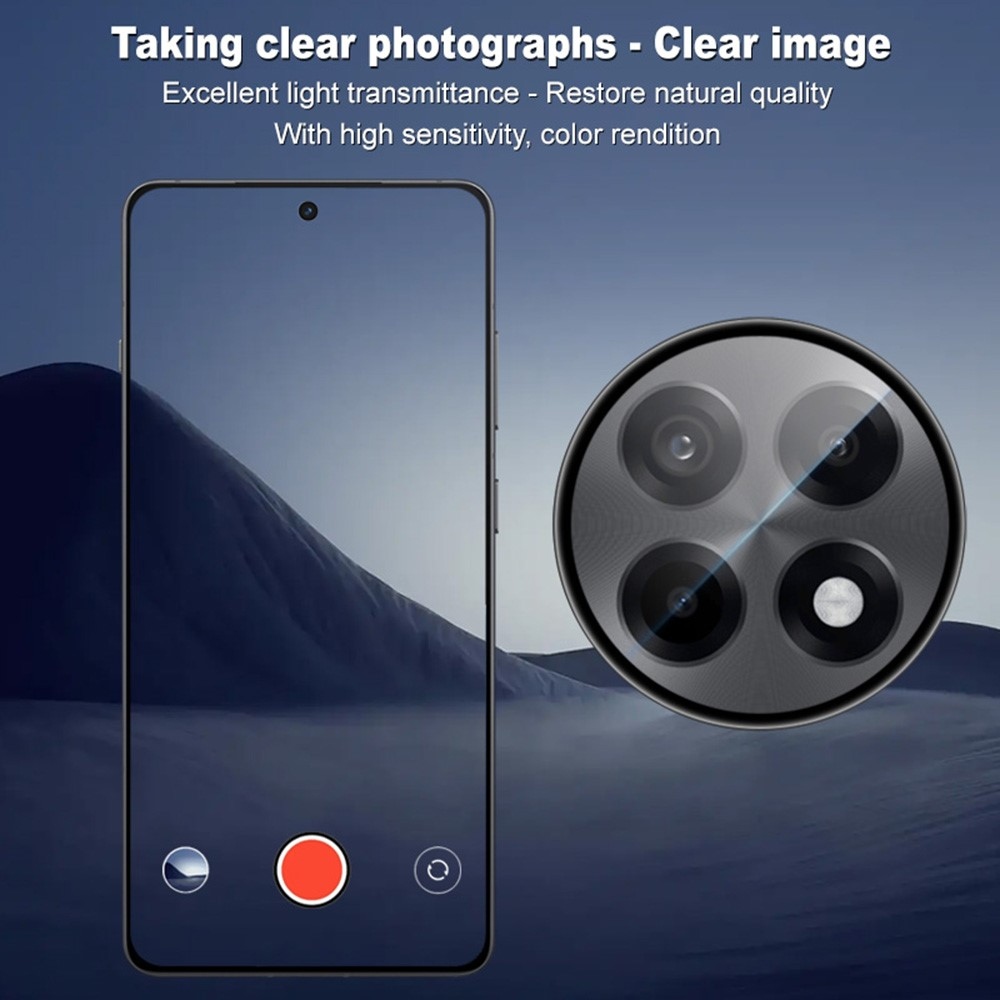 IMK sklo šošovky fotoaparátu na mobil OnePlus 13R 5G s aplikačným rámčekom