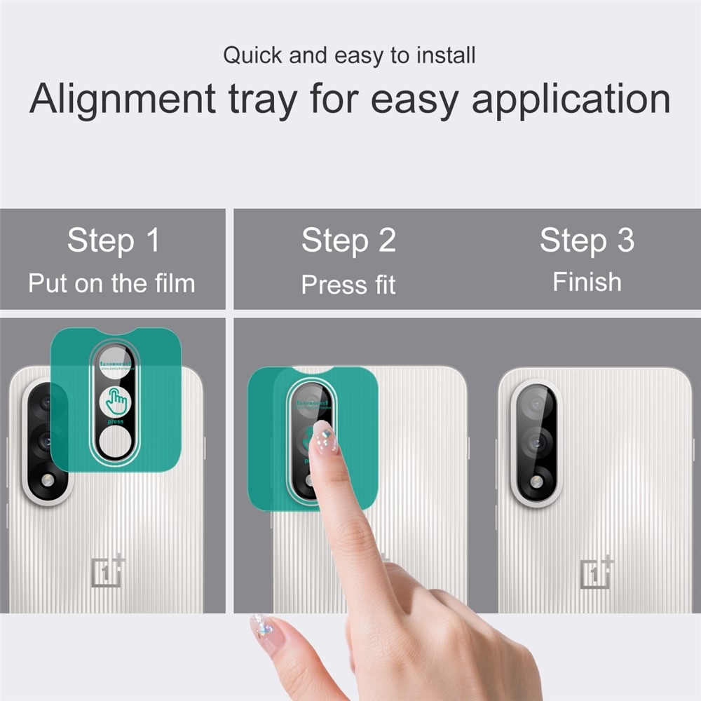 IMK sklo šošovky fotoaparátu na mobil OnePlus Nord 5 5G - čierne