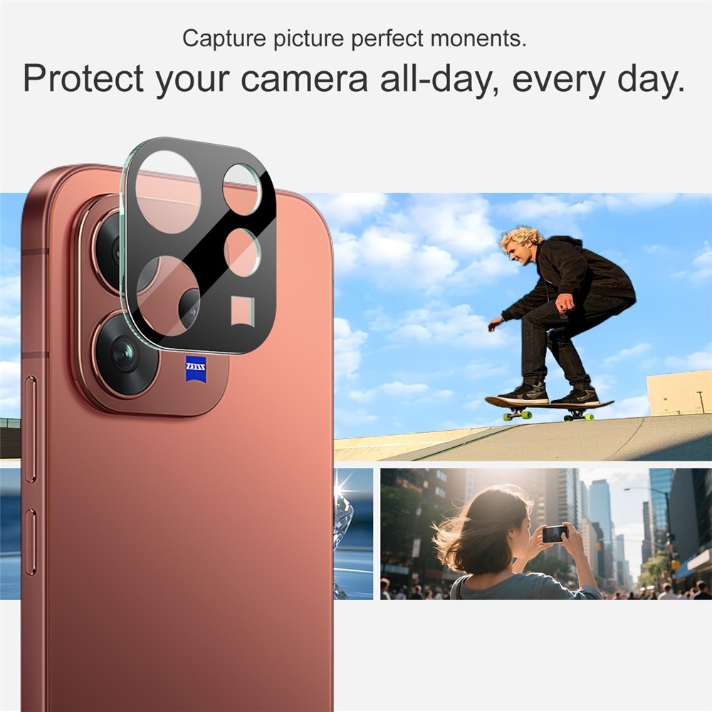 IMK sklo šošovky fotoaparátu na mobil Vivo V70 5G - čierne