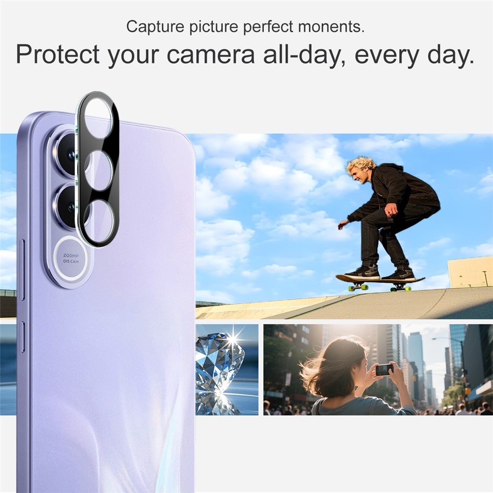 IMK sklo šošovky fotoaparátu na mobil Vivo V70 FE 5G - čierne