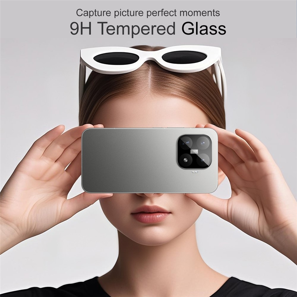 IMK sklo šošovky fotoaparátu na mobil Xiaomi 17T - čierne