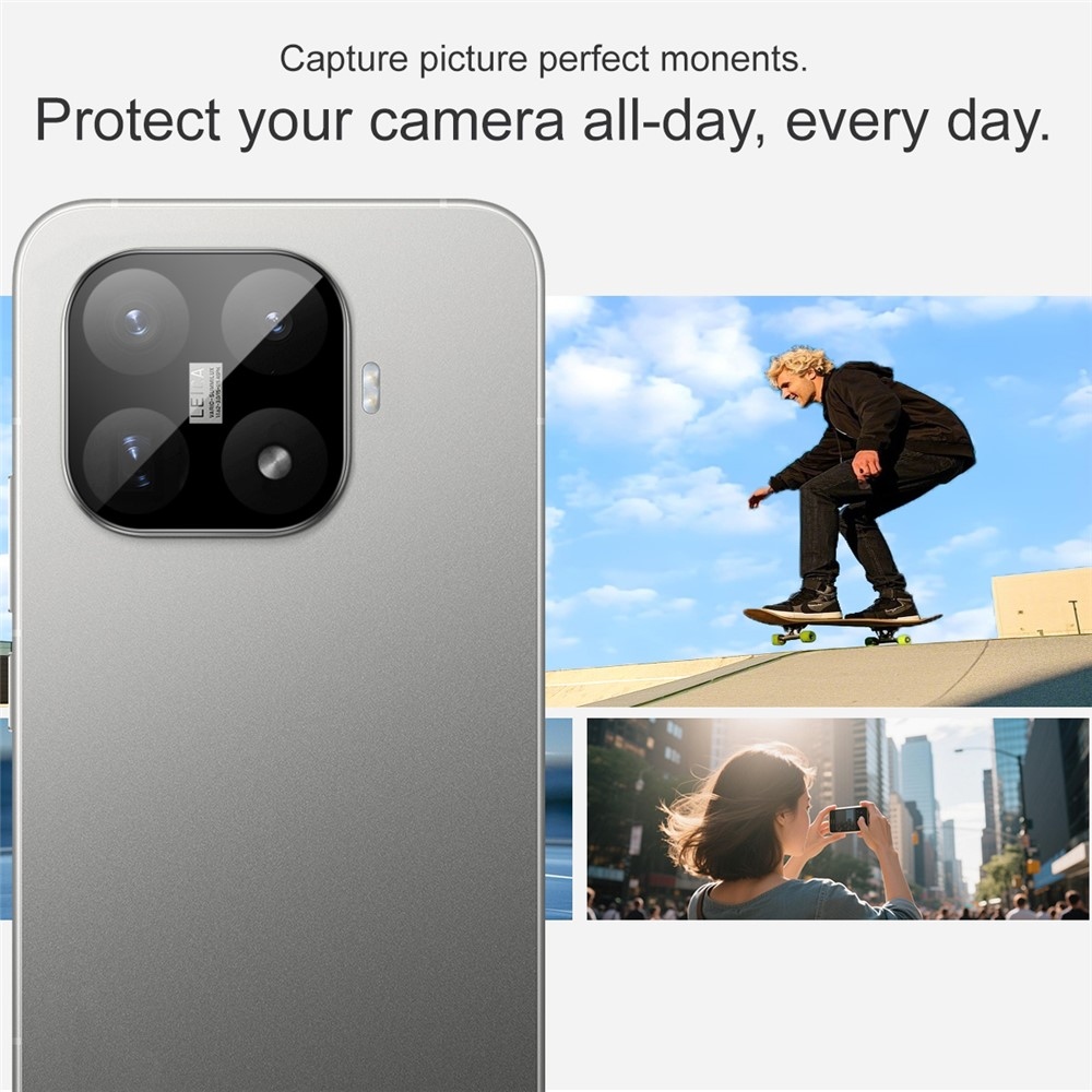 IMK sklo šošovky fotoaparátu na mobil Xiaomi 17T - čierne
