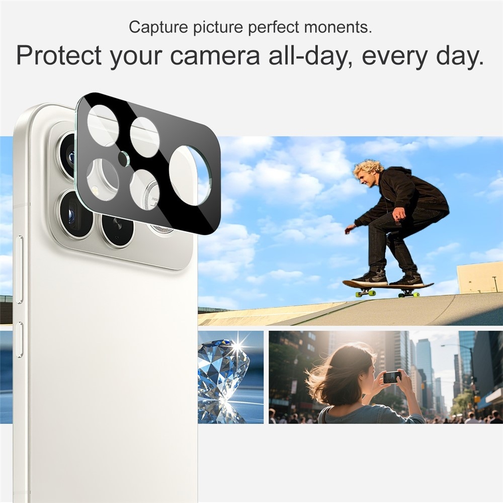 IMK sklo šošovky fotoaparátu na mobil Xiaomi Poco F8 Ultra 5G - čierne