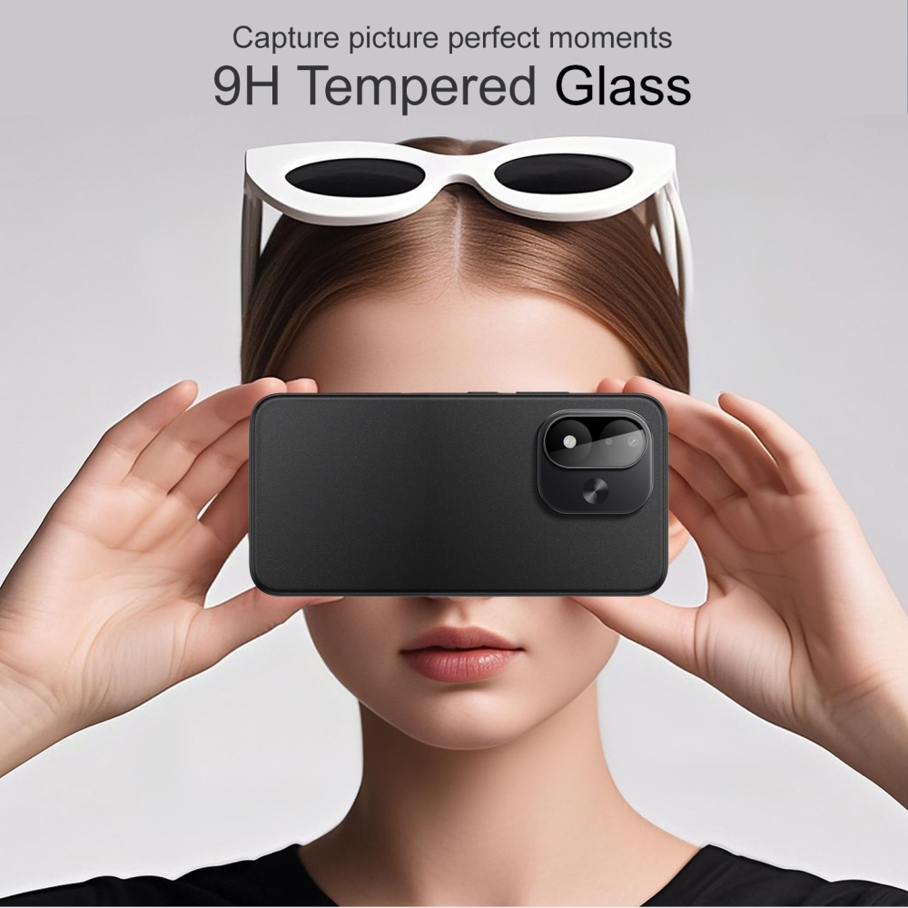IMK sklo šošovky fotoaparátu na mobil Xiaomi Redmi Note 17 4G/5G - čierne