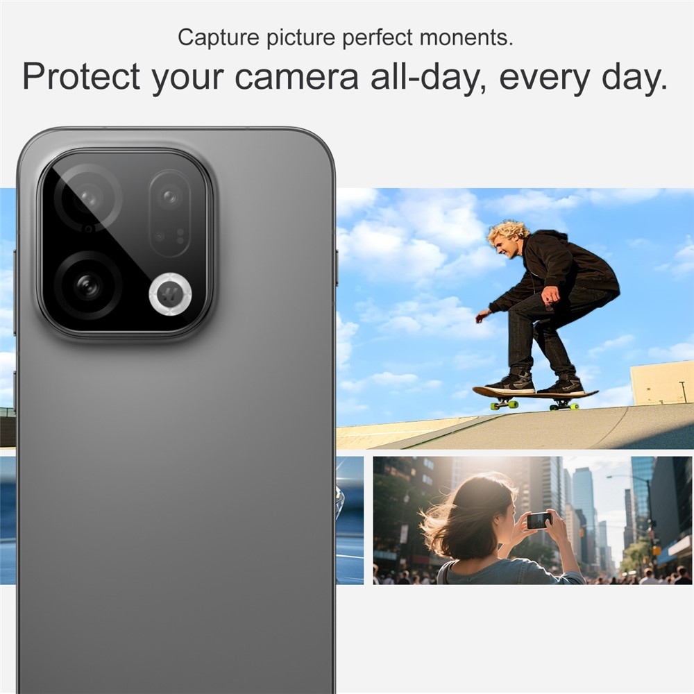 IMK sklo šošovky fotoaparátu na Oppo Find X9 5G - čierne