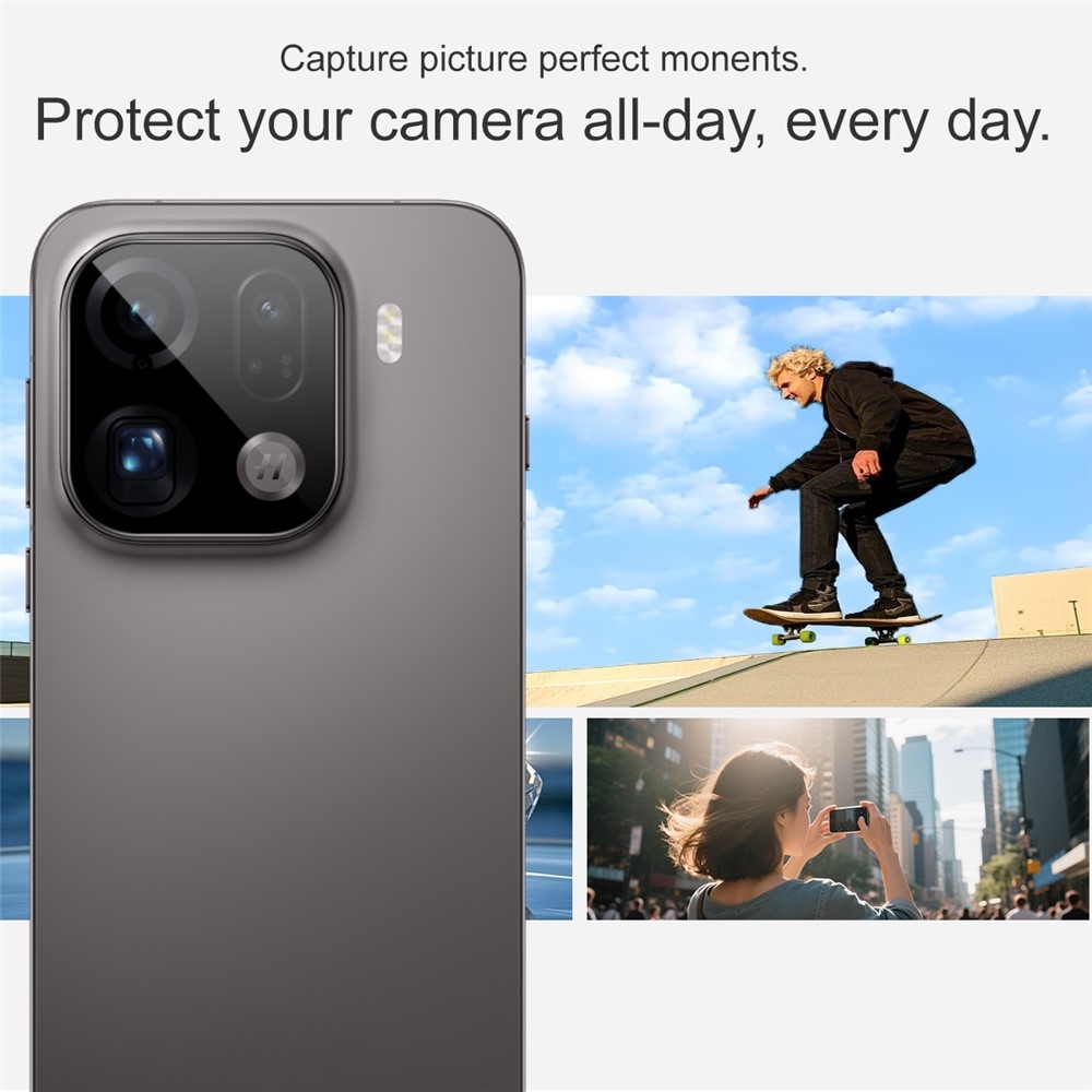 IMK sklo šošovky fotoaparátu na Oppo Find X9 Pro 5G - čierne